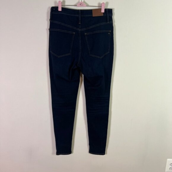 Madewell Women’s Curvy High Rise Skinny Tall Denim Jeans 30 Tall - Picture 4 of 9